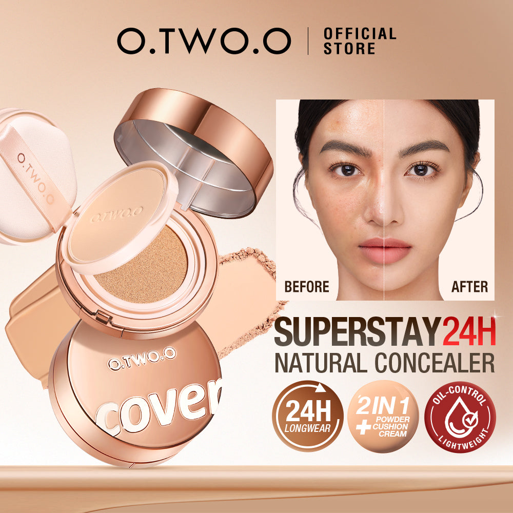 O.TWO.O ALL DAY SOFT FOCUS POWDER AND CUSHION CREAM