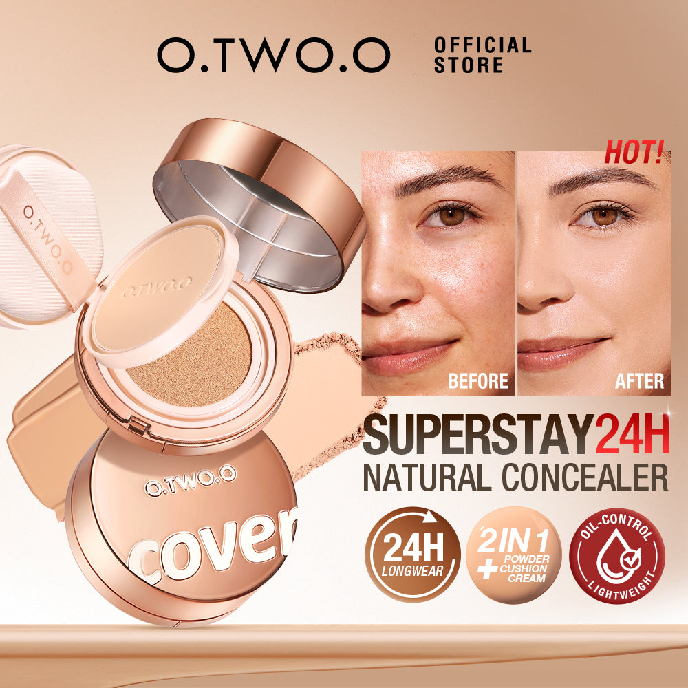 O.TWO.O ALL DAY SOFT FOCUS POWDER AND CUSHION CREAM