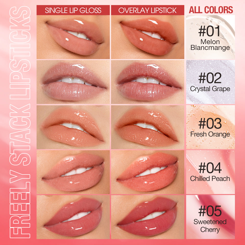 O.TWO.O CLEAR CRYSTAL BERRY LIP GLOSS