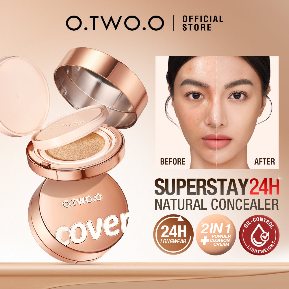 O.TWO.O ALL DAY SOFT FOCUS POWDER AND CUSHION CREAM