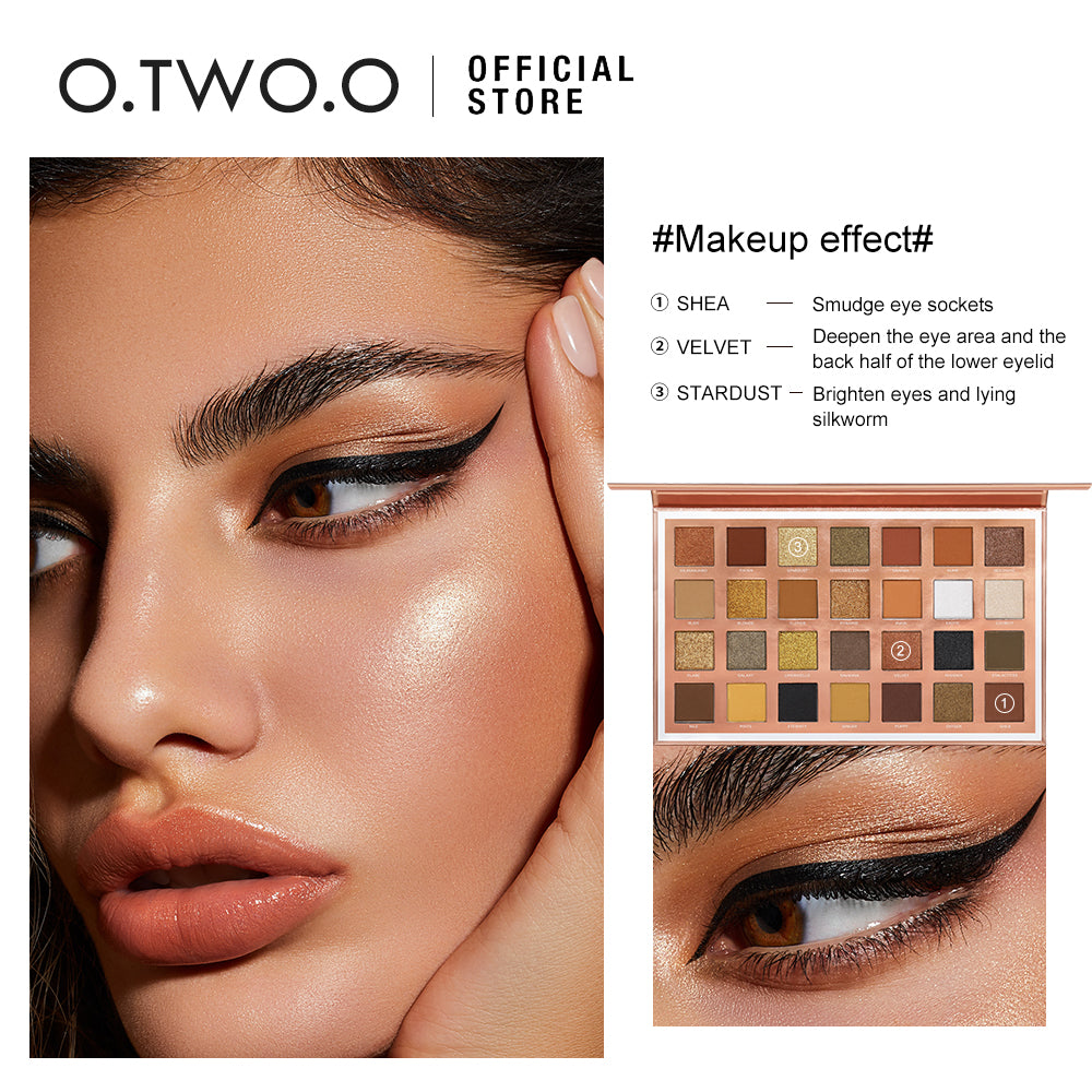 O.TWO.O EYE ESSENCE PALETTE (28 COLORS EYESHADOW)