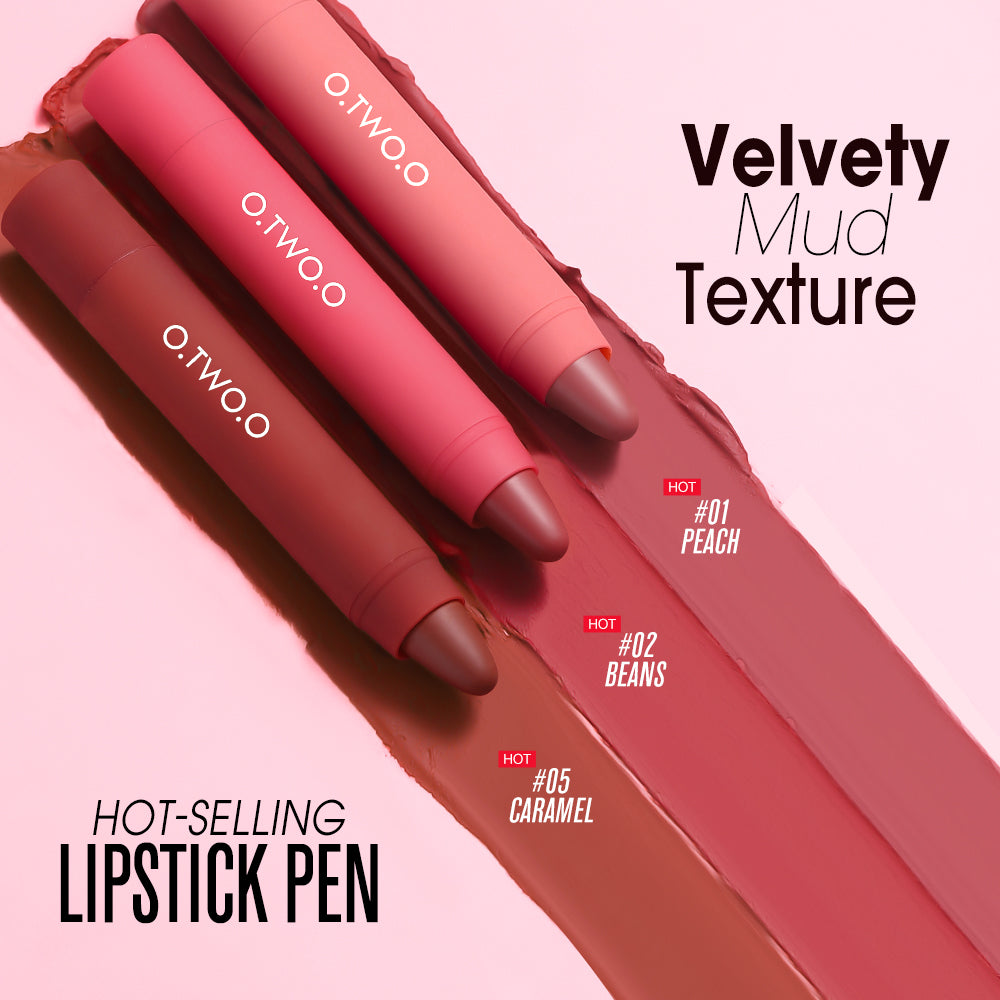 O.TWO.O VELVET MATTE LIPSTICK PEN (CRAYON)