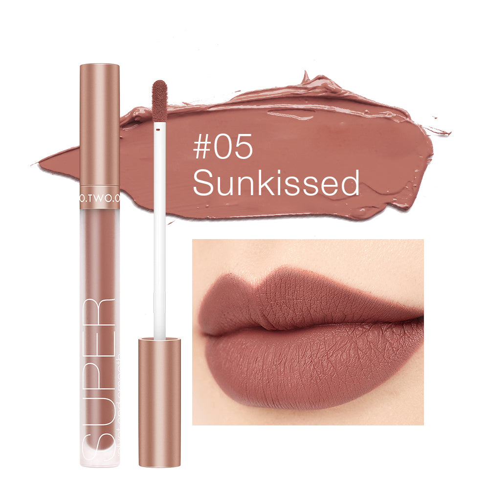 O.TWO.O HONEY WHISPER VELVET MATTE LIP GLAZE