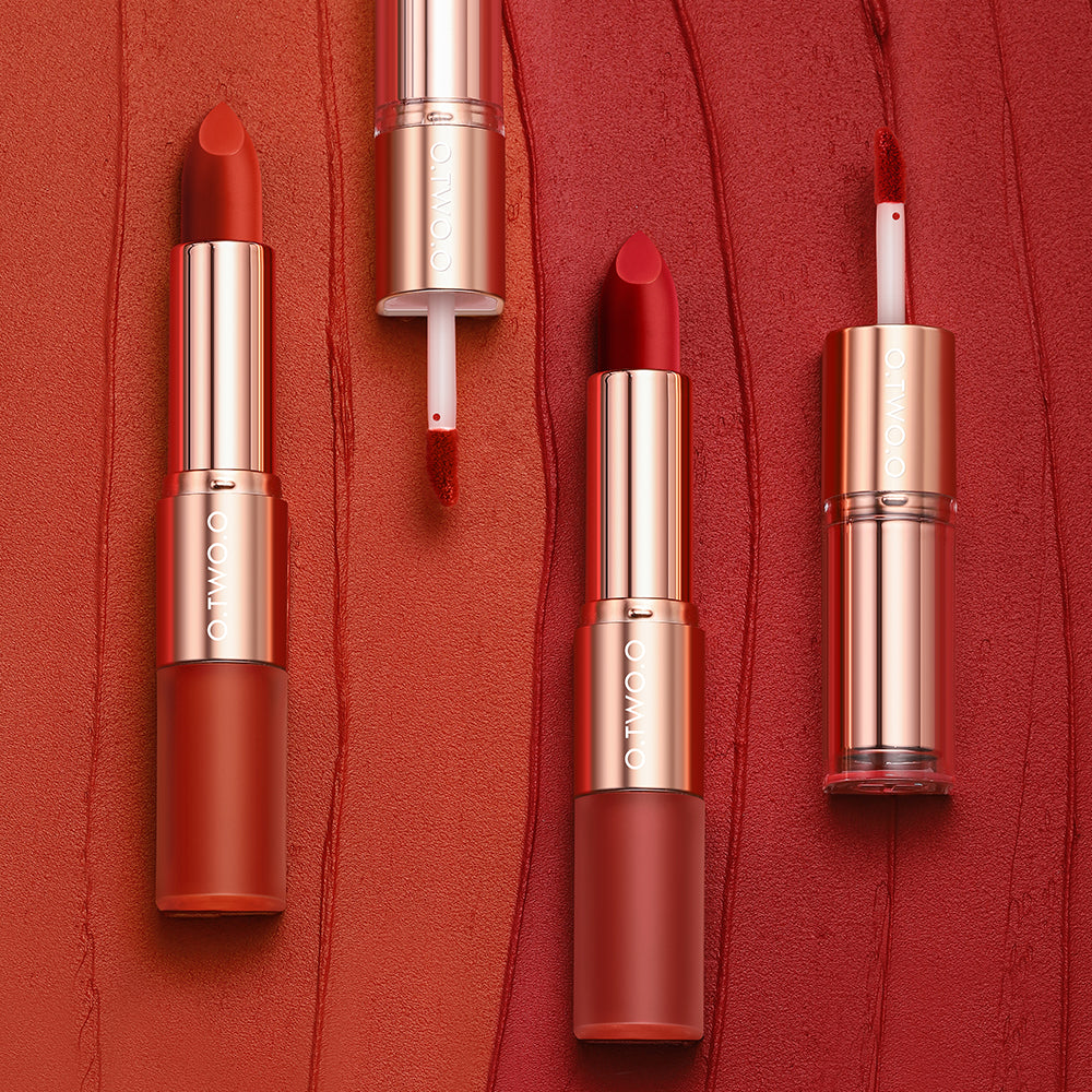 O.TWO.O 2 IN 1 LIP GLAZE AND LIPSTICK