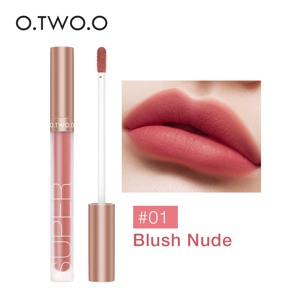 O.TWO.O HONEY WHISPER VELVET MATTE LIP GLAZE