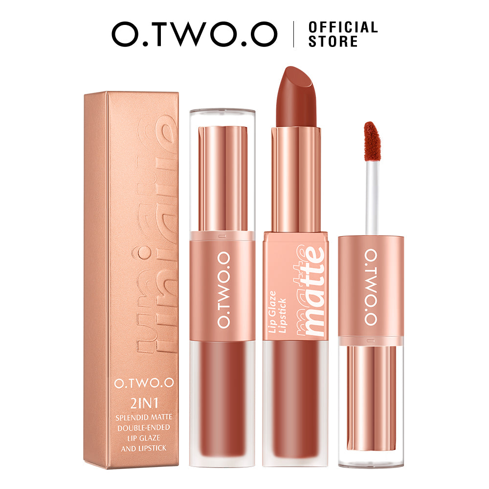O.TWO.O 2 IN 1 LIP GLAZE AND LIPSTICK