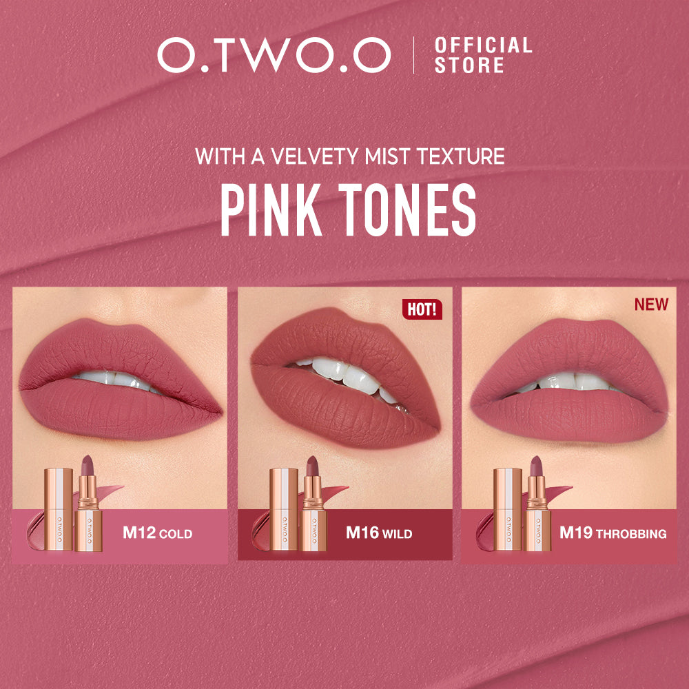 O.TWO.O MISTY KISS LOCK COLOUR MATTE LIPSTICK