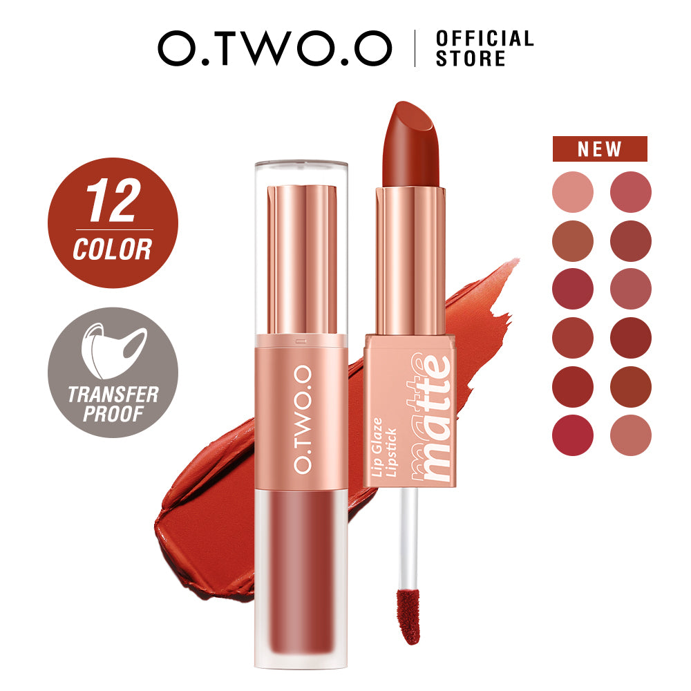 O.TWO.O 2 IN 1 LIP GLAZE AND LIPSTICK