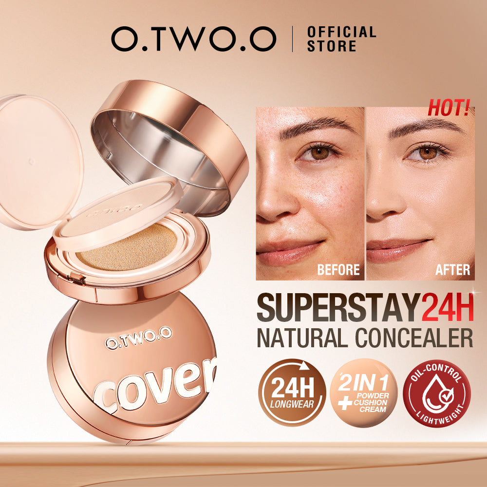 O.TWO.O ALL DAY SOFT FOCUS POWDER AND CUSHION CREAM