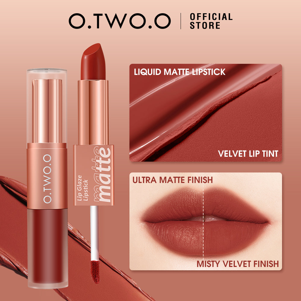 O.TWO.O 2 IN 1 LIP GLAZE AND LIPSTICK