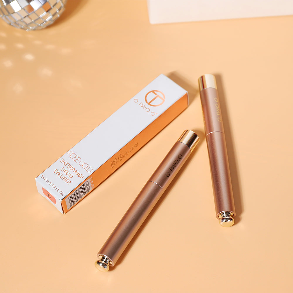 O.TWO.O ROSE GOLD WATERPROOF LIQUID EYELINER