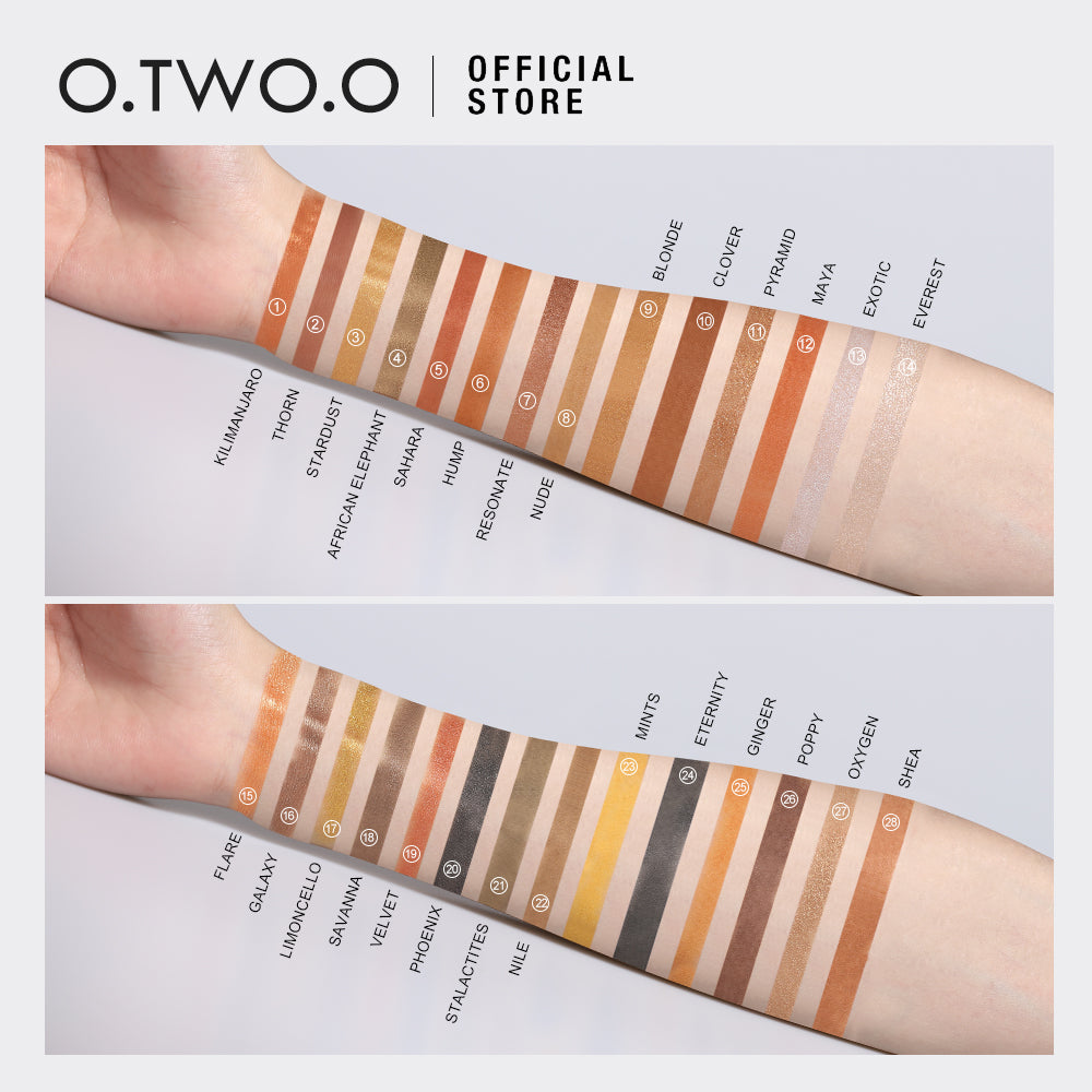 O.TWO.O EYE ESSENCE PALETTE (28 COLORS EYESHADOW)