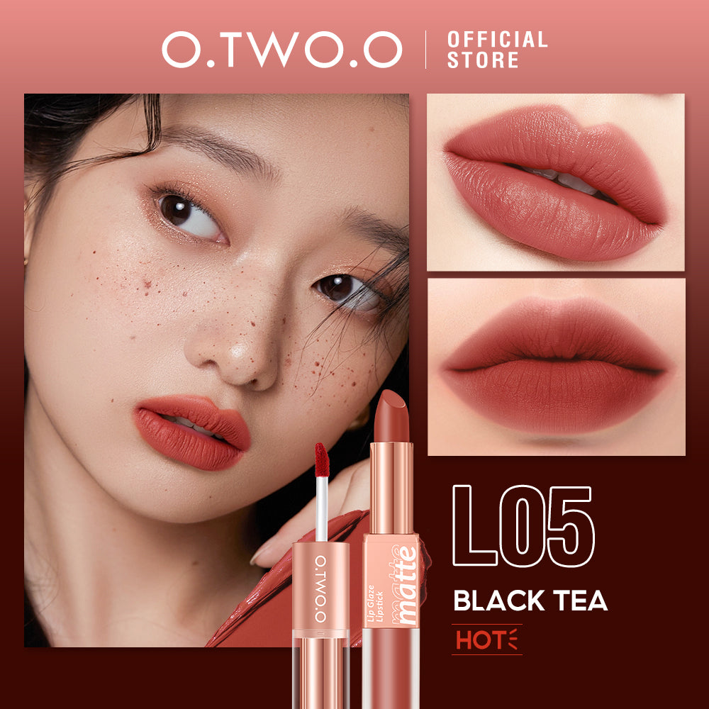 O.TWO.O 2 IN 1 LIP GLAZE AND LIPSTICK