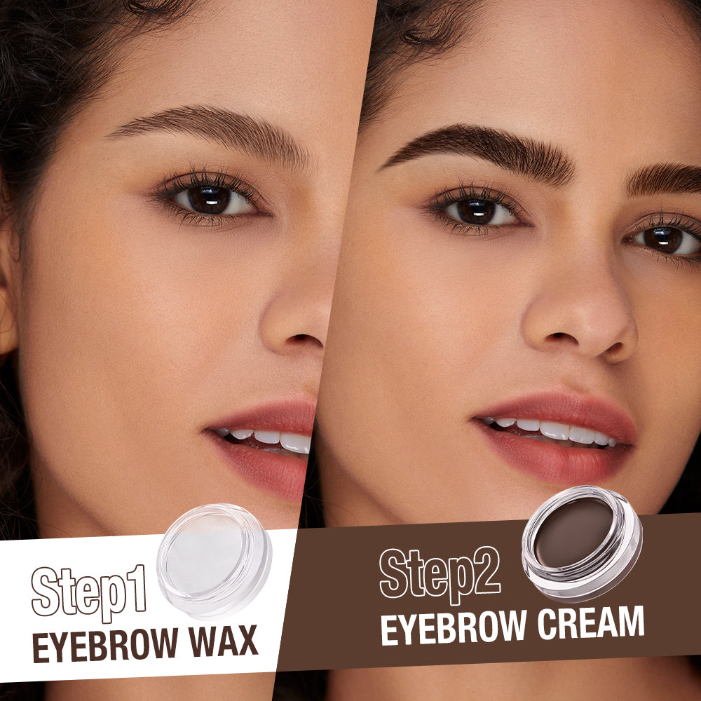 O.TWO.O FLUFF SHAPING BROW WAX AND BROW CREAM