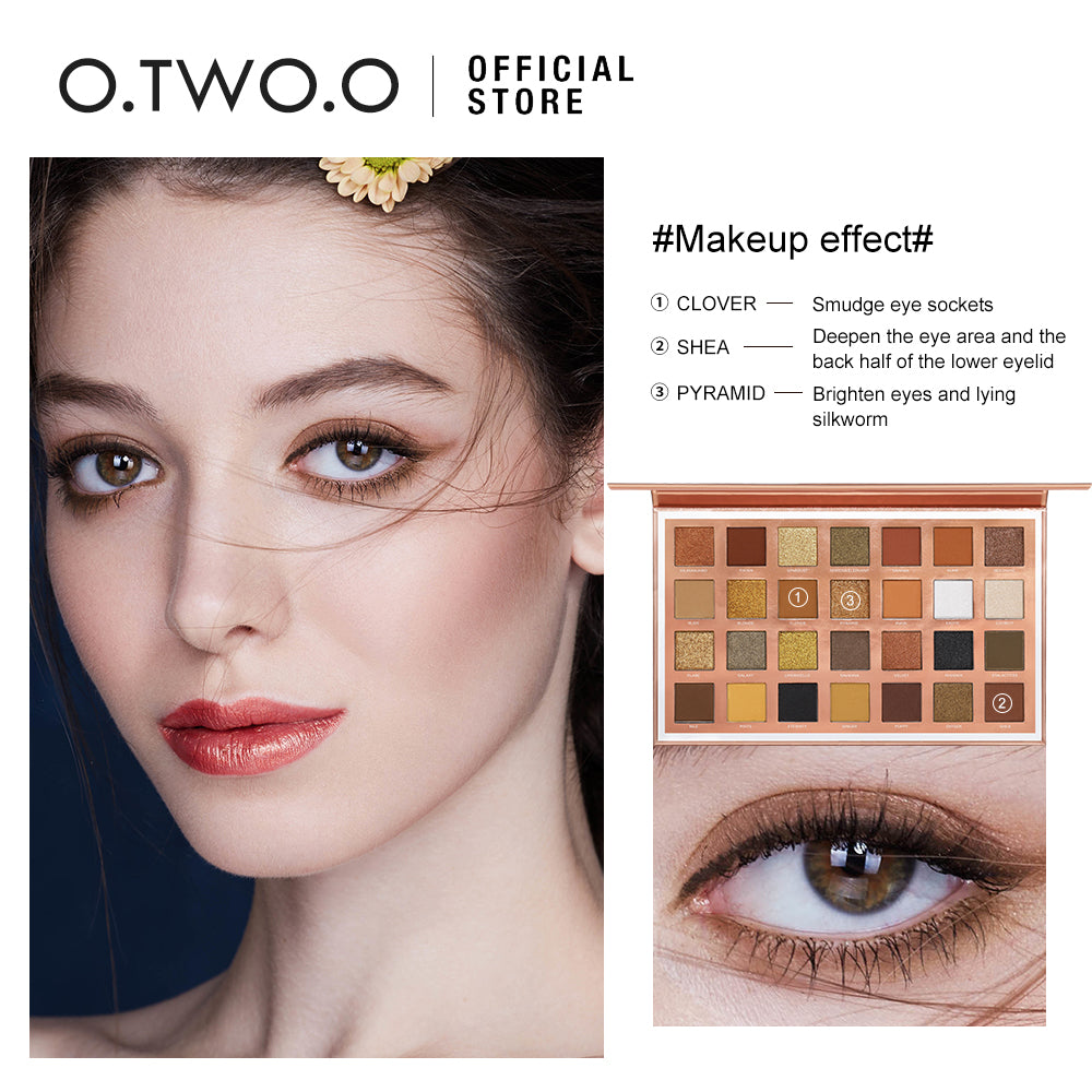 O.TWO.O EYE ESSENCE PALETTE (28 COLORS EYESHADOW)