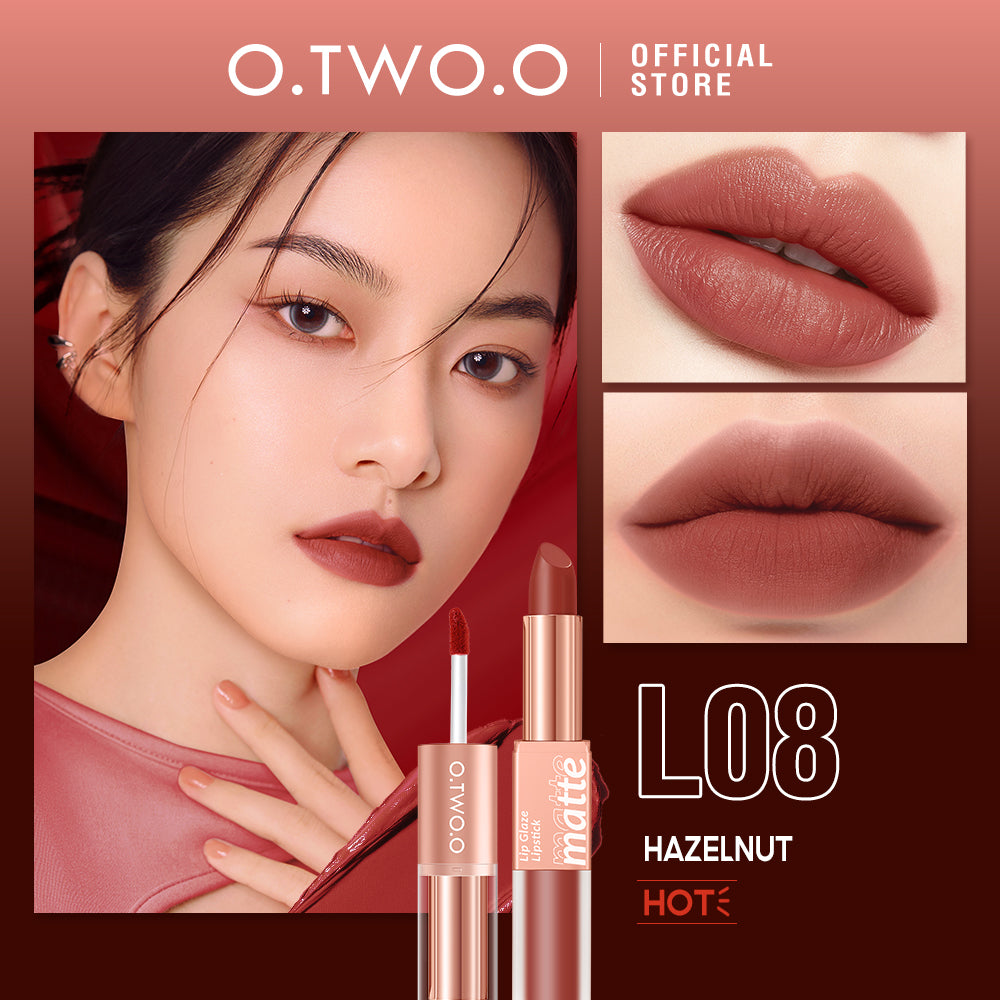 O.TWO.O 2 IN 1 LIP GLAZE AND LIPSTICK