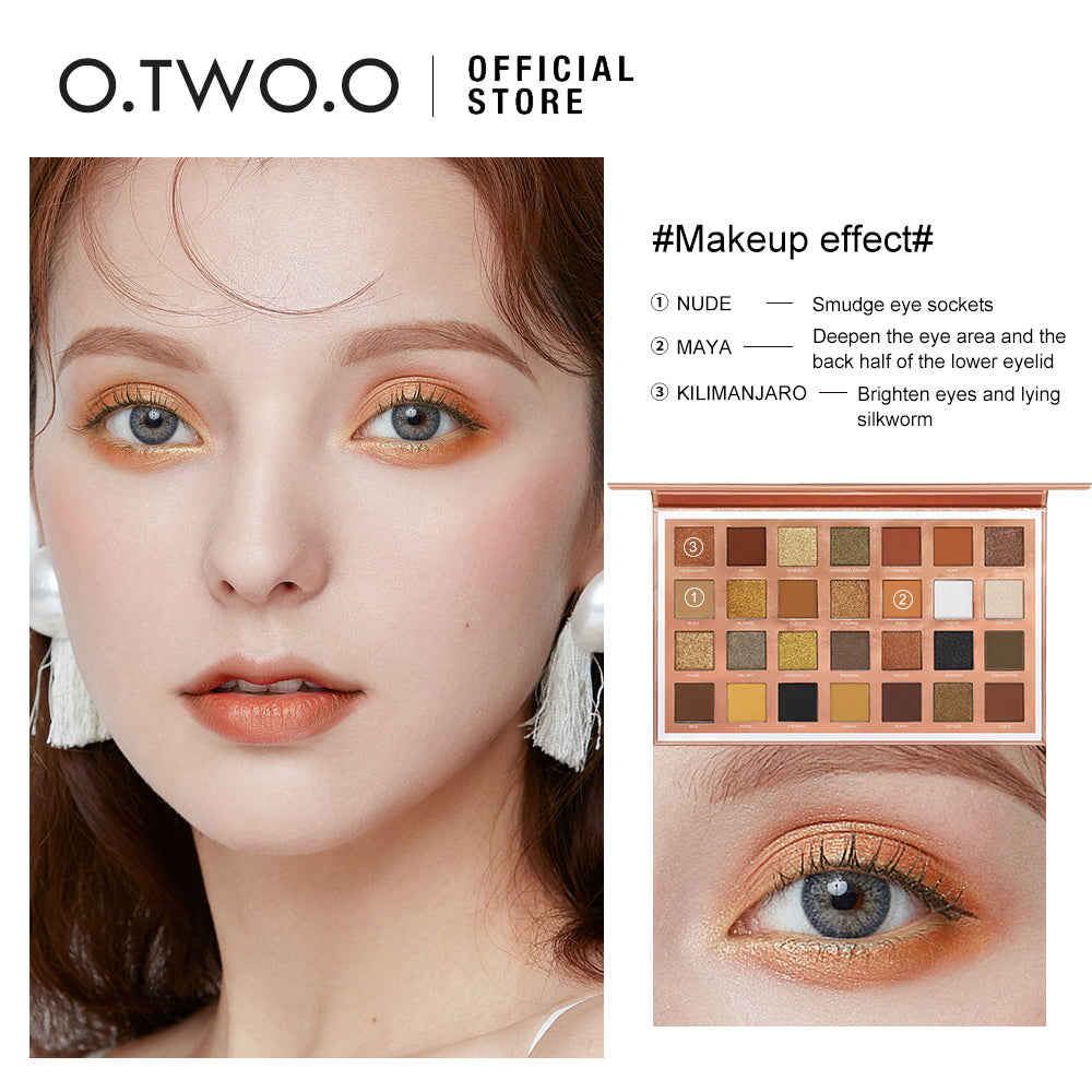 O.TWO.O EYE ESSENCE PALETTE (28 COLORS EYESHADOW)