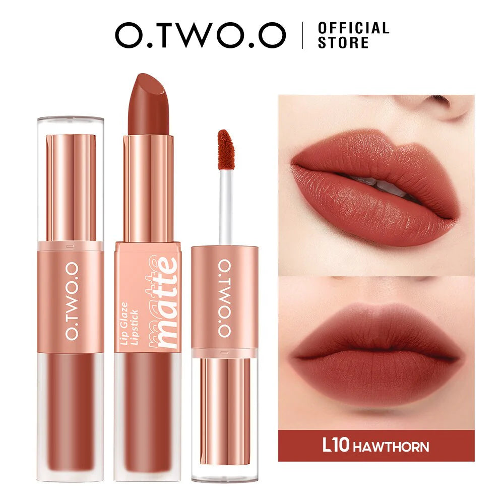 O.TWO.O 2 IN 1 LIP GLAZE AND LIPSTICK