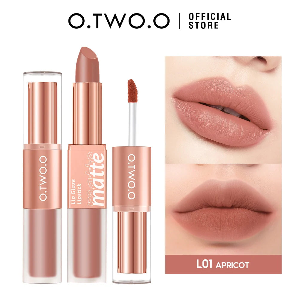 O.TWO.O 2 IN 1 LIP GLAZE AND LIPSTICK